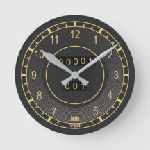 Horloge classique du compteur de vitesse