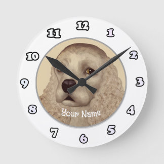 Ronde Horloge Cocker Spaniel Chien