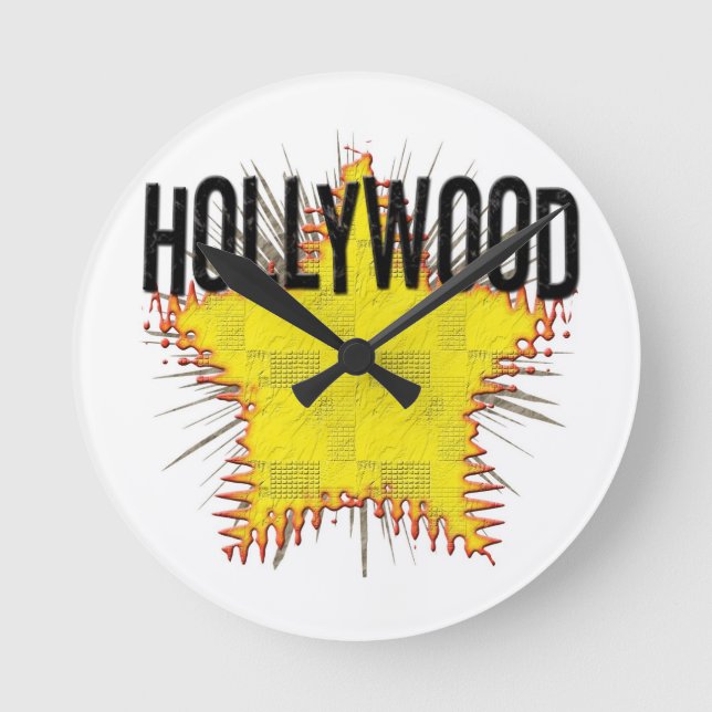 Ronde Horloge cool Hollywood ! (Recto)