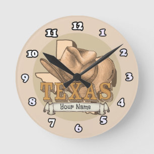 Ronde Horloge cowboy du Texas
