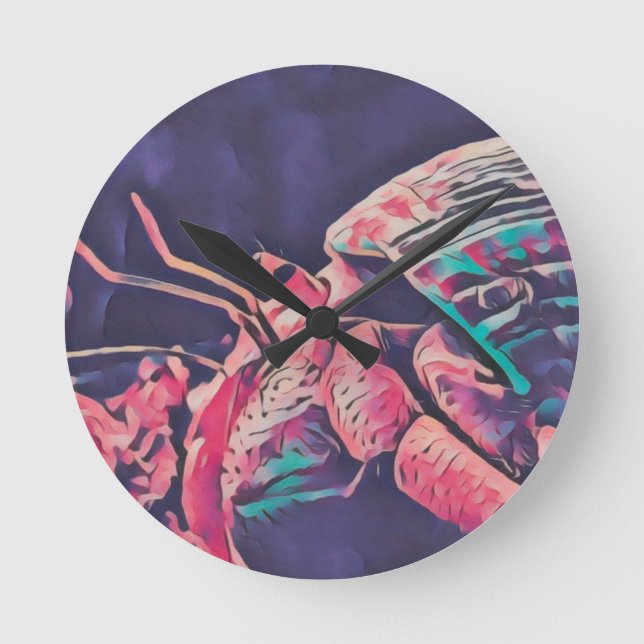 Ronde Horloge Crabe Hermite (Recto)