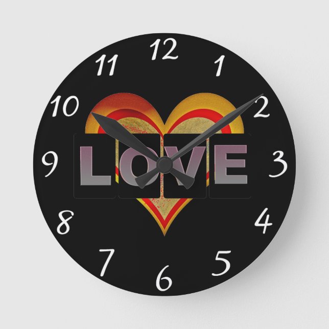 Ronde Horloge d'amour (Recto)