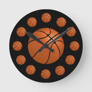 Ronde Horloge d'atome de basket-ball
