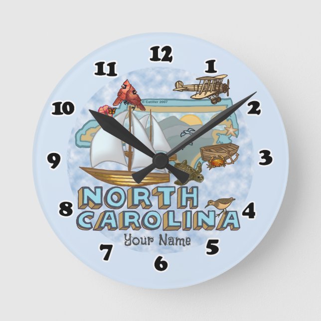 Ronde Horloge de Caroline du Nord (Recto)