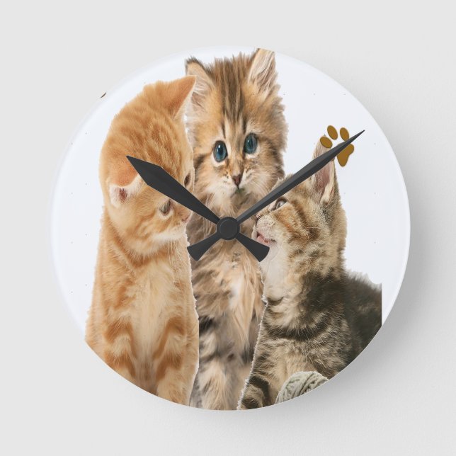 Ronde horloge de chatons (Recto)