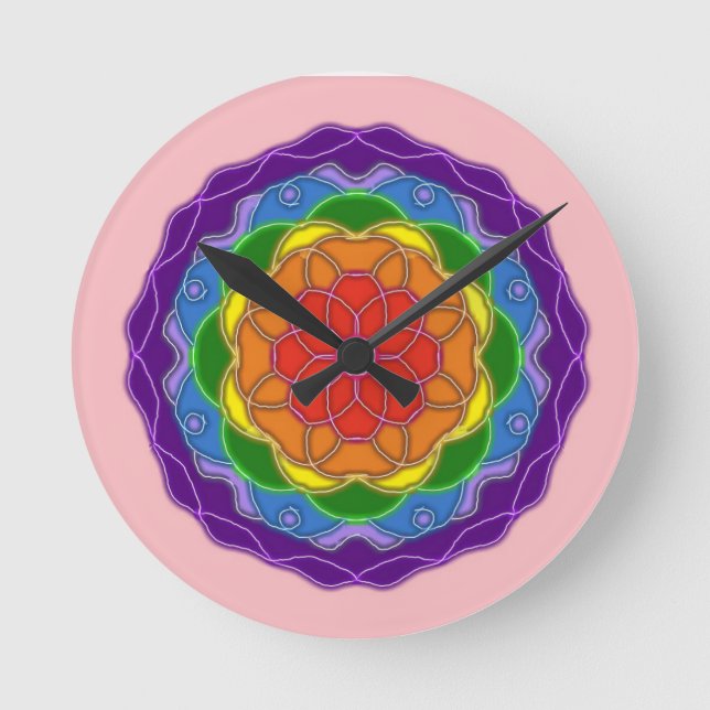 Ronde Horloge de conception Pamela (Recto)