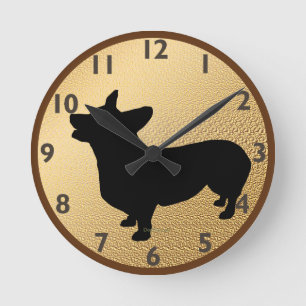 Ronde Horloge de corgi de Gallois de Pembroke