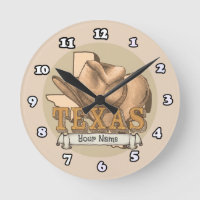 Horloge de cowboy du Texas