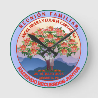 Ronde horloge de cuisine