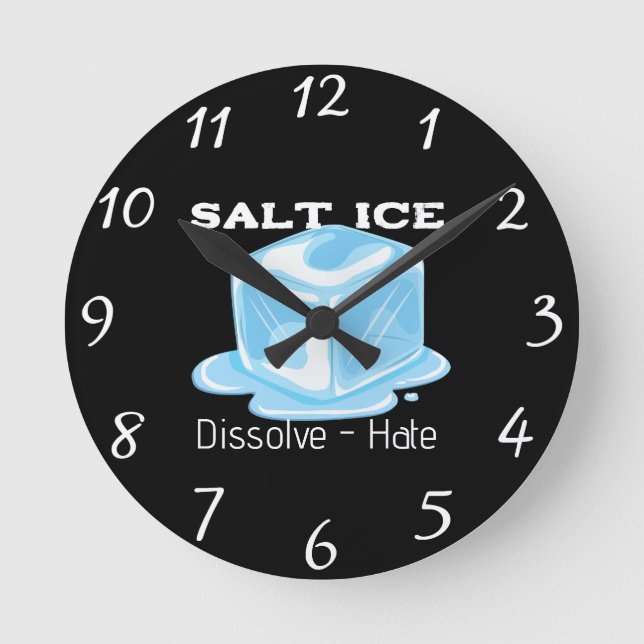 Ronde Horloge de glace salée (Recto)