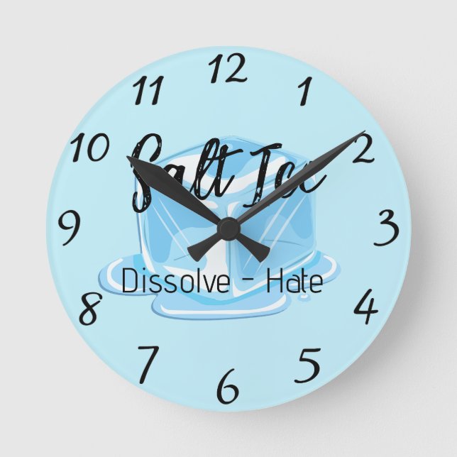 Ronde Horloge de glace salée (Recto)