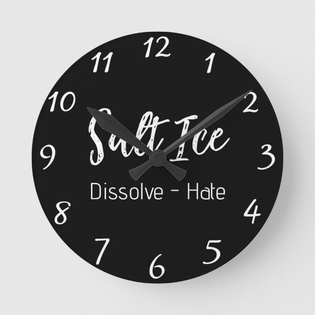 Ronde Horloge de glace salée (Recto)