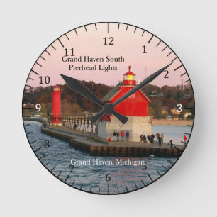 Ronde Horloge de Grand Haven South Pierhead