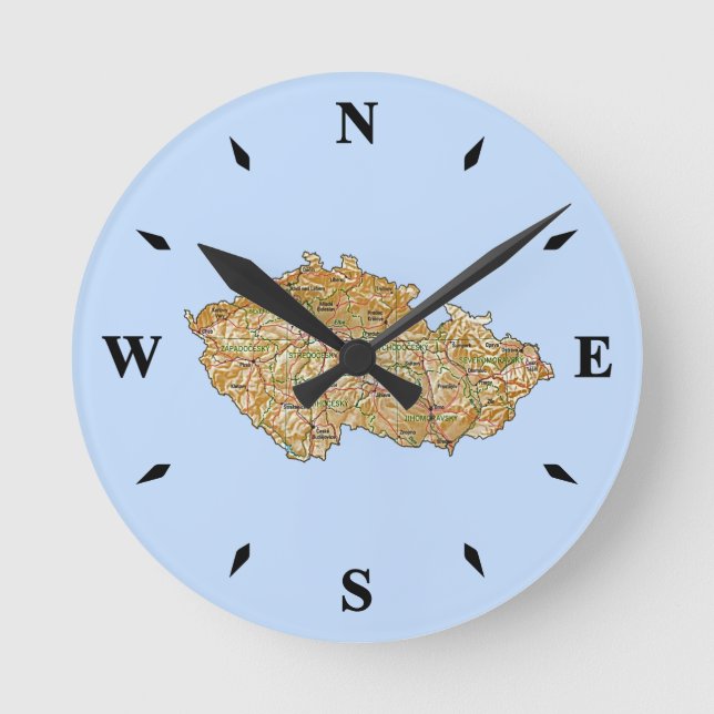 Ronde Horloge de la carte de la tsechia (Recto)