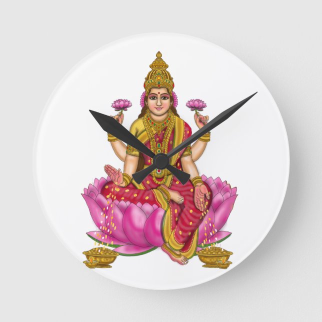 Ronde Horloge de la déesse Lakshmi (Recto)