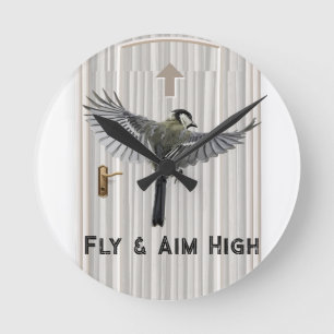 Ronde Horloge de la nature de l'aigle