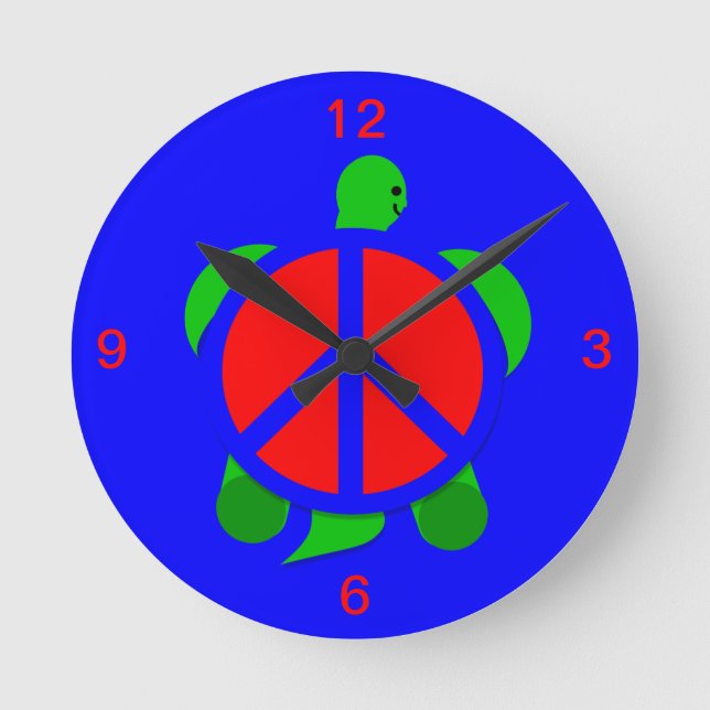 Ronde Horloge de la paix de la tortue (Recto)