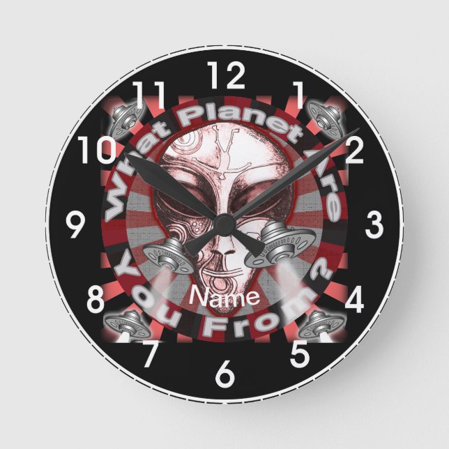 Ronde Horloge de la planète extraterrestre (Recto)