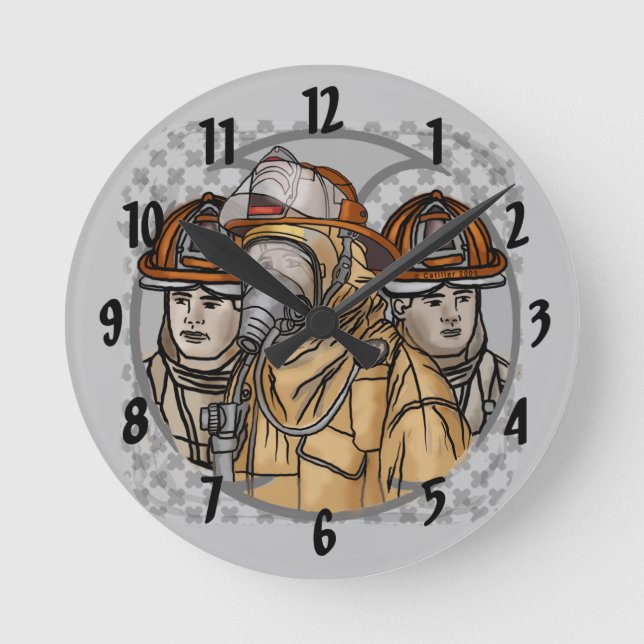 Ronde Horloge de l'équipe des pompiers (Recto)