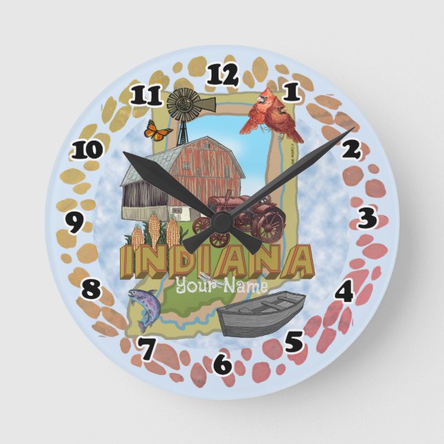 Ronde Horloge de l'Indiana (Recto)