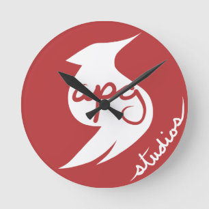 Ronde Horloge de logo de studios d'APG