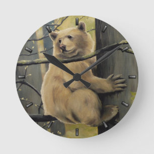 Ronde Horloge de l'ours Kermode Horloge de l'ours Horlog