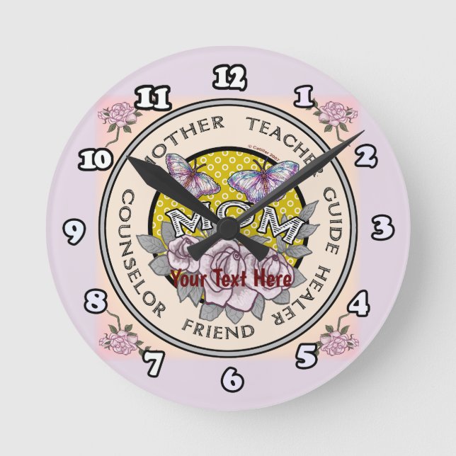 Ronde Horloge de maman amie (Recto)