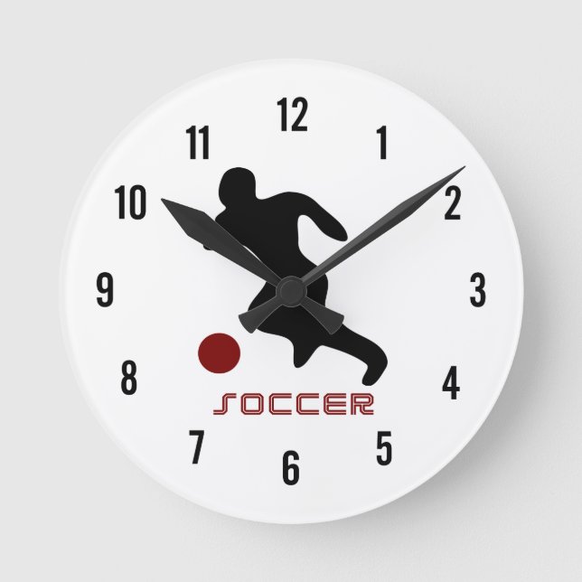 Ronde Horloge de match de football (Recto)