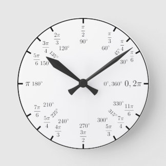 Ronde Horloge de maths de triglycéride