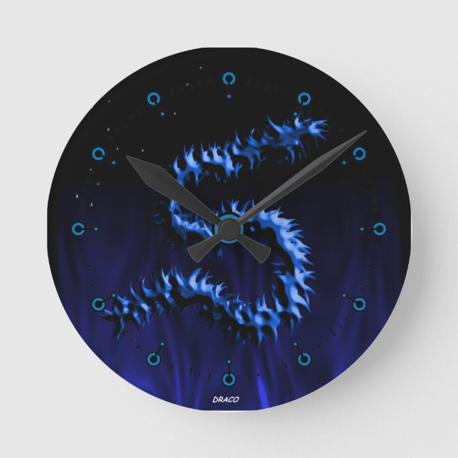 Ronde Horloge de milieu de dragon de Draco (Recto)