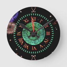 Horloge de minuit émeraude