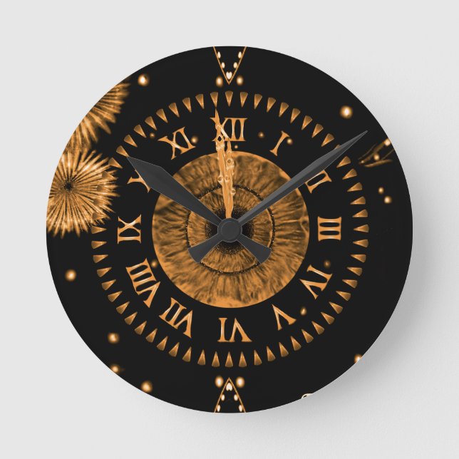 Ronde Horloge de minuit en bronze (Recto)
