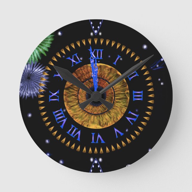 Ronde Horloge de minuit Hazel (Recto)