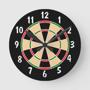 Ronde Horloge de mur de cible