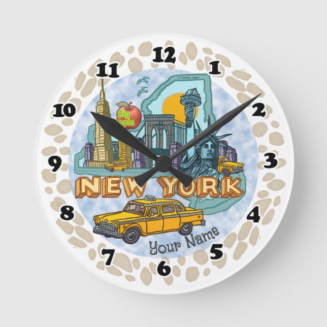Ronde Horloge de New York (Recto)