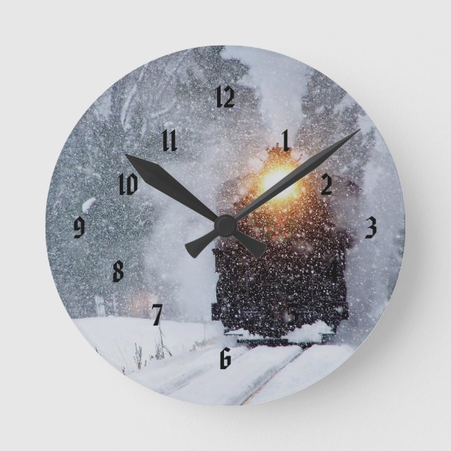 Ronde Horloge de Noël du chemin de fer de Sumpter Valley (Recto)