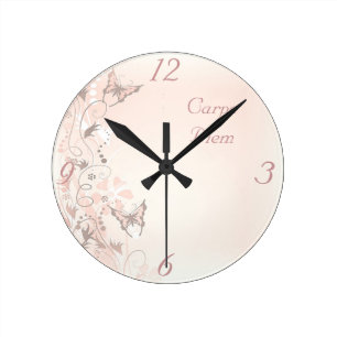 Ronde Horloge de papillon