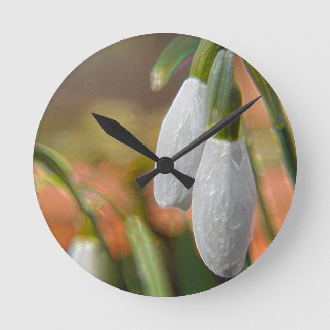Ronde Horloge de Perce-neige-Mur (Recto)