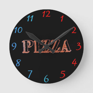 Ronde Horloge de pizza