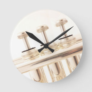 Ronde Horloge de valves de cornet