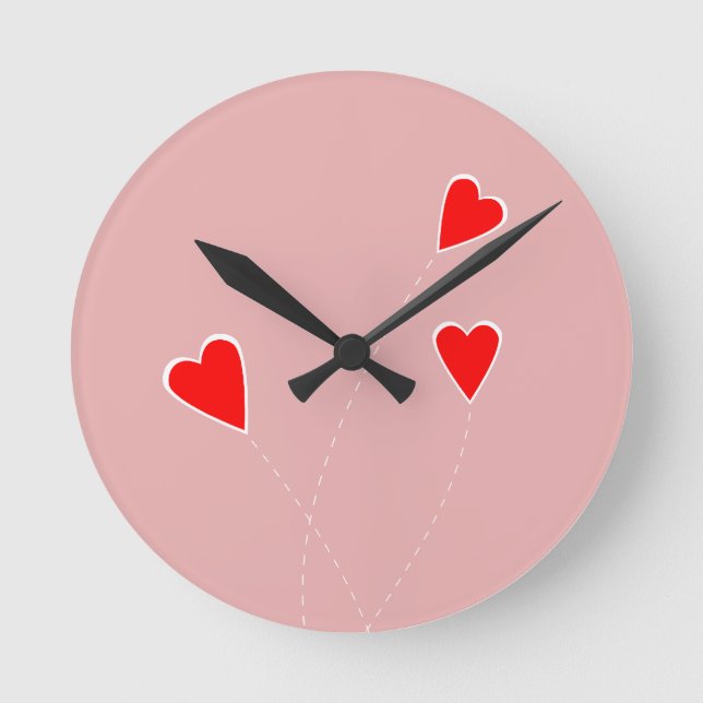 Ronde Horloge des Coeurs rouges (Recto)