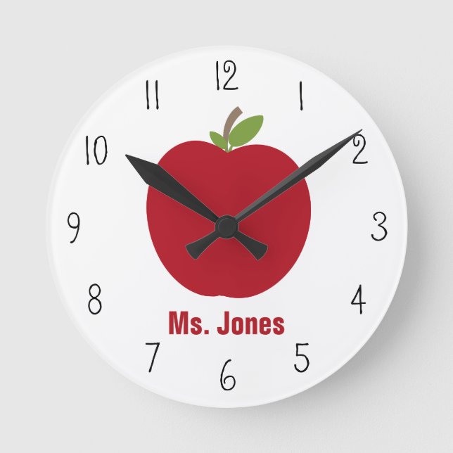 Ronde Horloge des enseignants de Red Apple (Recto)