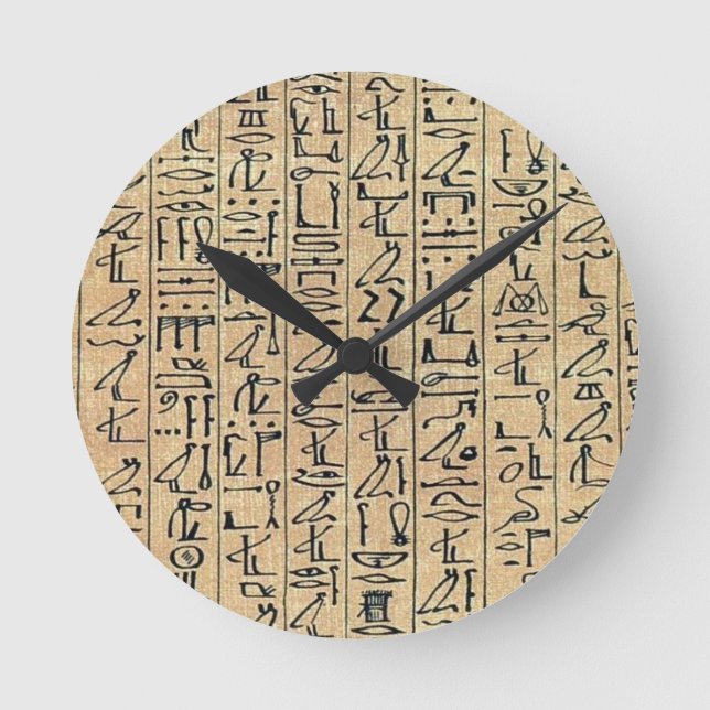 Ronde Horloge des hiéroglyphes (Recto)