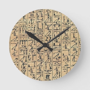 Ronde Horloge des hiéroglyphes
