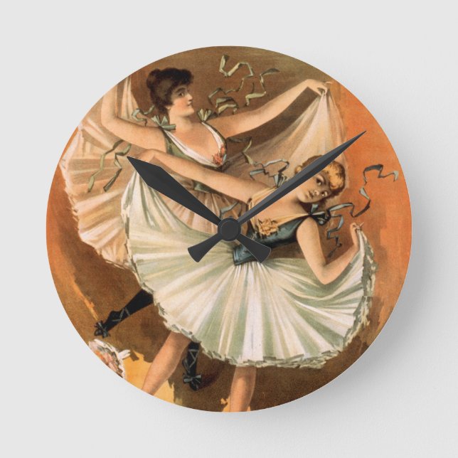 Ronde horloge "Deux Ballerinas" (Recto)
