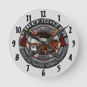 Ronde Horloge d'honneur de pompier 