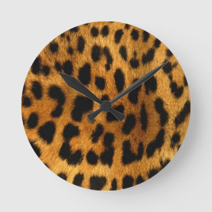Ronde Horloge d'impression de guépard