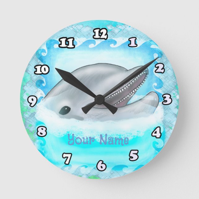 Ronde horloge Dolphin Play (Recto)
