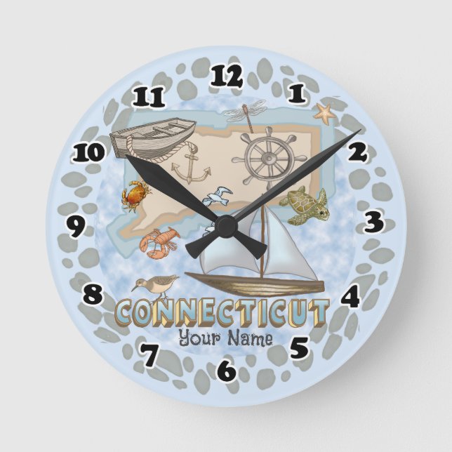 Ronde horloge du Connecticut (Recto)