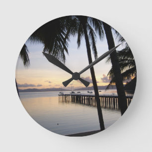 Ronde Horloge du coucher du soleil des îles du Pentecôte